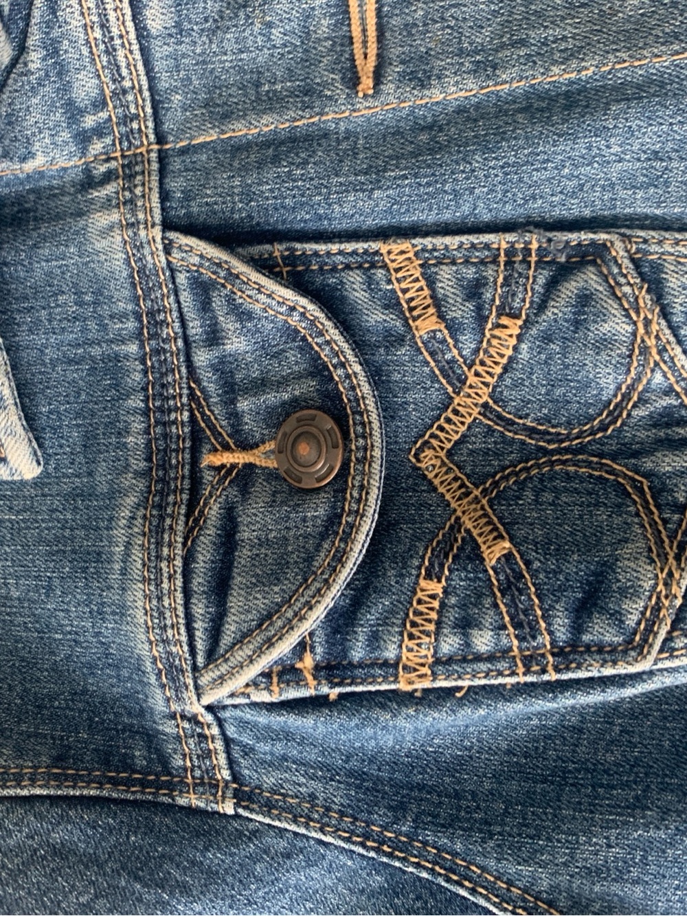 Embroidered Blue Denim Jacket with Tennessee Script - Picture 7 of 13